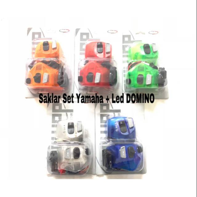 SAKLAR KIRI KANAN DOMINO TRANSPARAN LED YAMAHA MIO MX