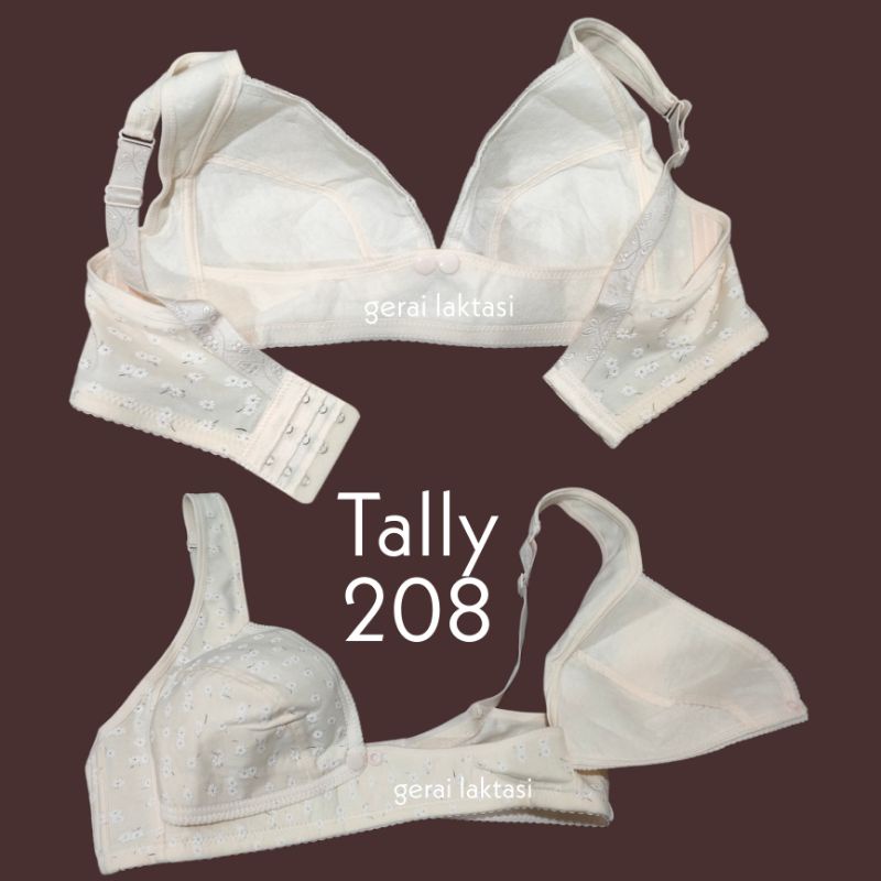 Tally 208 Bra Menyusui Bukaan Depan Katun