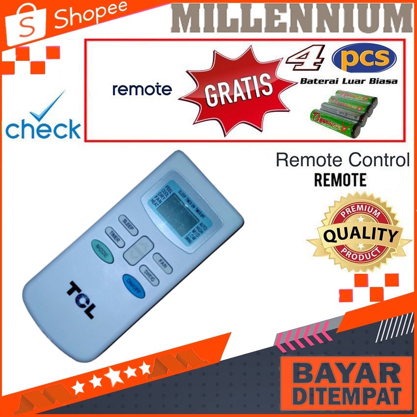 Remot Remote AC TCL TCL Remot AC TCL