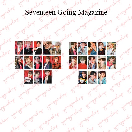 [READY / SET] SEVENTEEN GOING MAGAZINE SVTN PHOTOCARD FAN MADE UNOFFICIAL YANGPASHOP MINGYU SCOUPS H