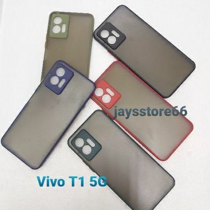 Silikon Case Dove My Choice Vivo T1 5G Pelindung Kamera