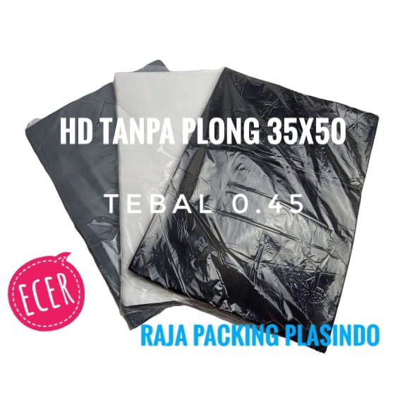 &lt;Ecer&gt; Plastik Packing HD TANPA PLONG UK 35x50 TEBAL 0,45 | Plastik Olshop Tas Jaket Hoodie Tebal