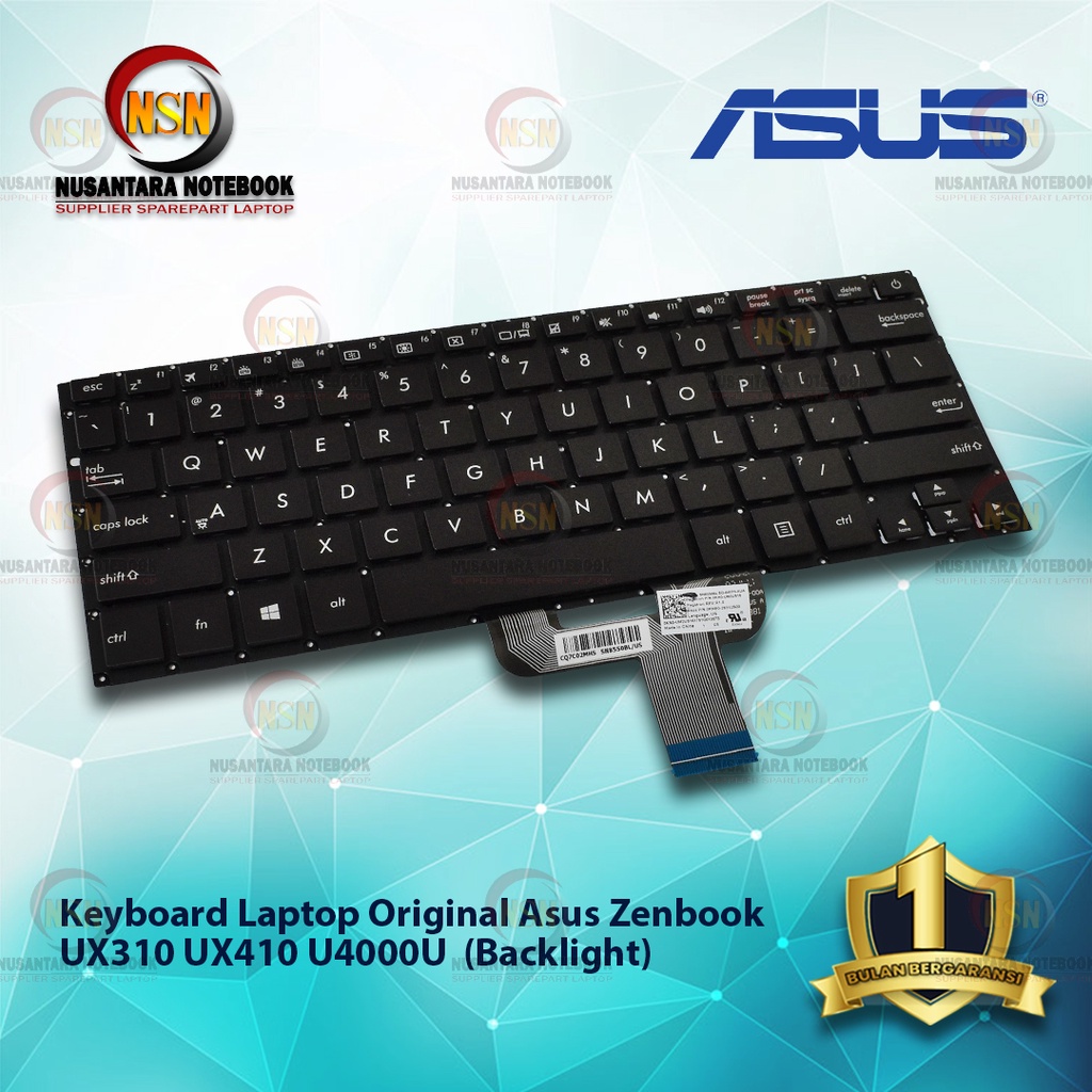 Keyboard Original Asus Zenbook UX310 UX410 U4000U Backlight