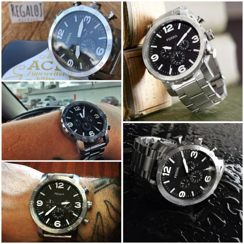 Fossil JR1353 Nate Chronograph Authentic - Garansi dist 1yr, Include Box original