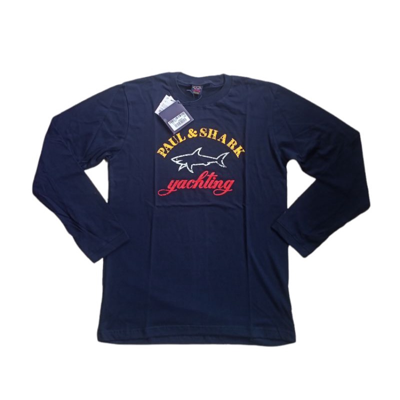 Paul and Shark logo print long sleve