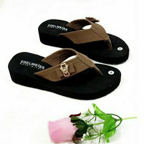 SANDAL JEPIT WANITA TERBARU - WEDGES WANITA - SANDAL JAPIT WANITA (HAMBEK)