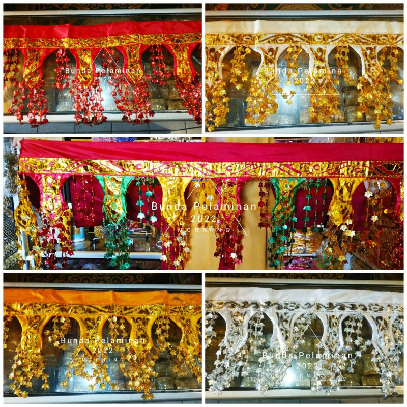 Tirai Pelaminan Ondas Aceh Jurai Pendek