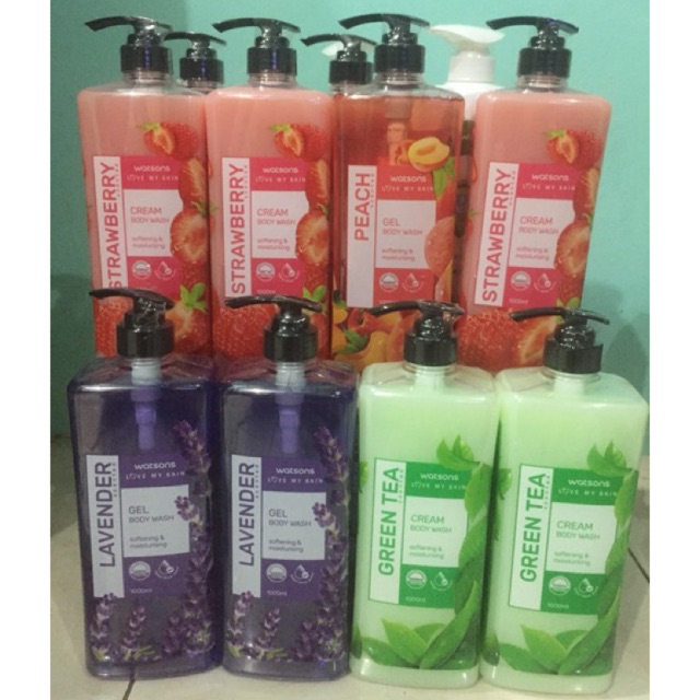 Jual WATSONS BODY WASH 1000Ml ready semua varian Shopee Indonesia