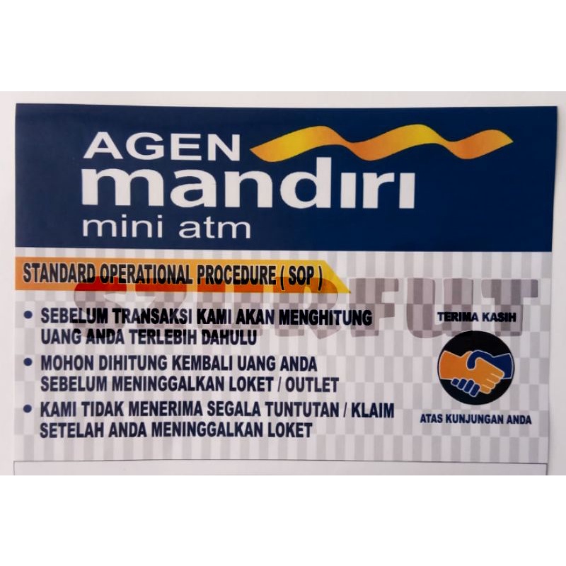 

STIKER VINYL SOP 2 AGEN MANDIRI