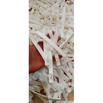 COD paket hemat 500pcs gagang lemari plastik handle lemari plastik murah handle laci murah