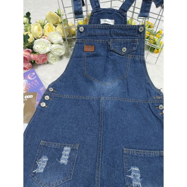 rok jeans kodok wanita
