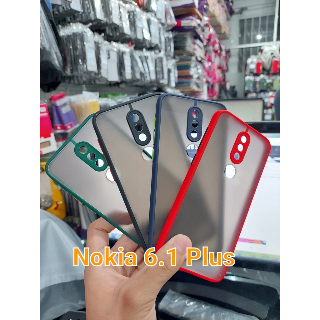 Bumper AERO CASE Nokia 5.1+ 6.1+ 7.2 X5 X6 6.1 Plus 5.1 Plus Premium Hardcase My Choice List Warna Matte