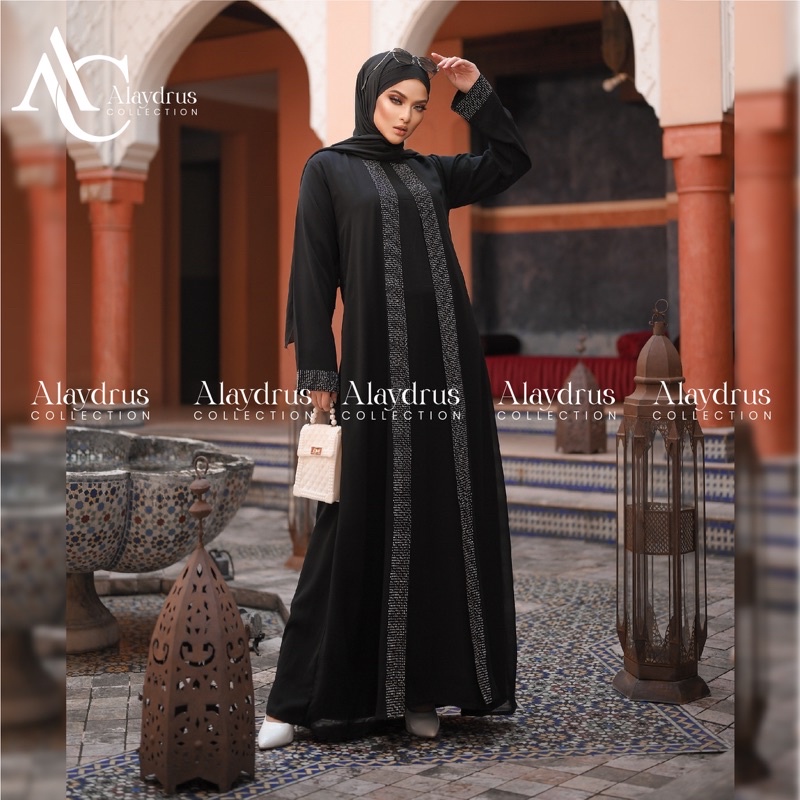 Baju Muslim Abaya Bordir Arab Saudi Bordir Zephy Turki 544