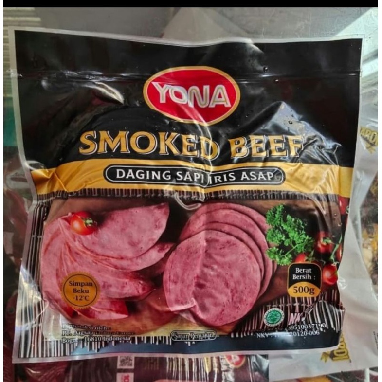 

Yona Smoked Beef 500gr Bogor Frozen