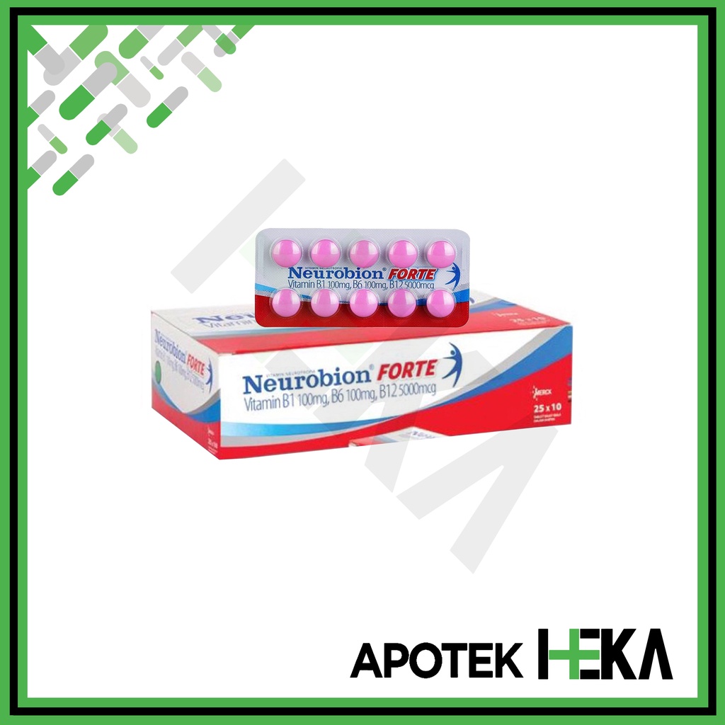 Neurobion Forte CT Box Isi 25x10 Tablet - Suplemen Sistem Syaraf (SEMARANG)