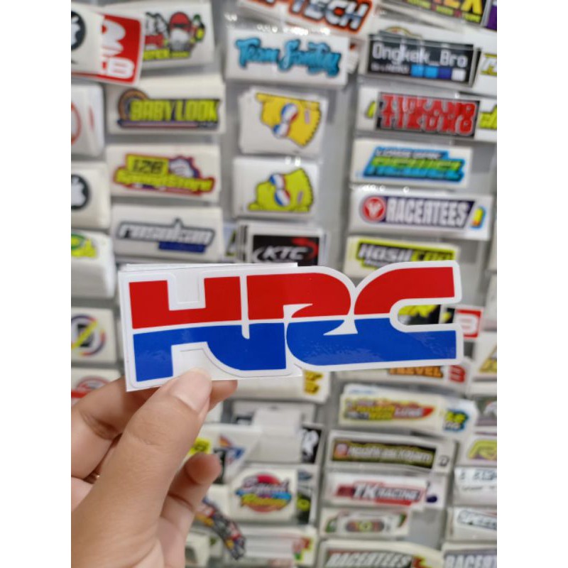 sticker printing HRC PUTIH