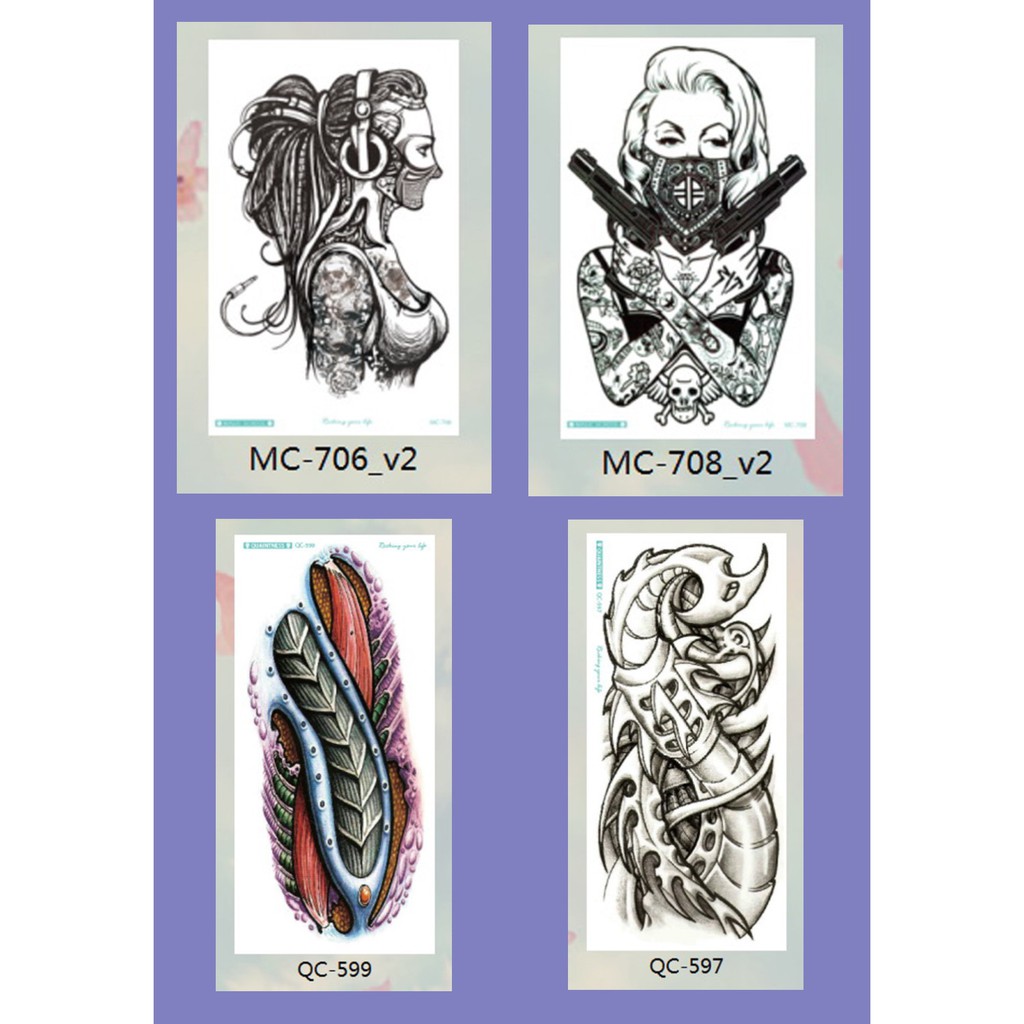 Tato temporer MC 19x15 dan QC 21x10 cm