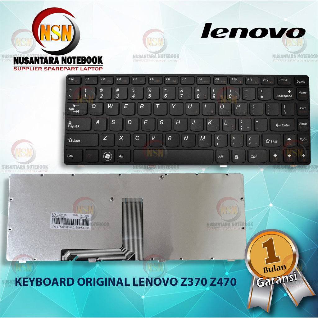 Keyboard Original Lenovo Z370 Z470