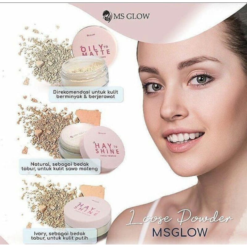 Bedak Tabur Ms Glow