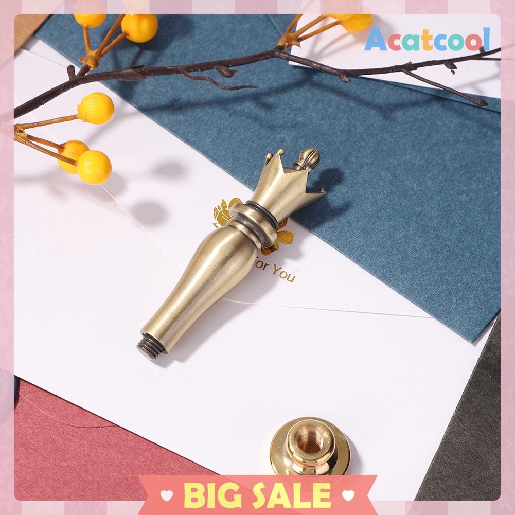 Gagang Stempel Lilin Bahan Alloy Gaya Retro Untuk Segel Amplop Undangan Pernikahan