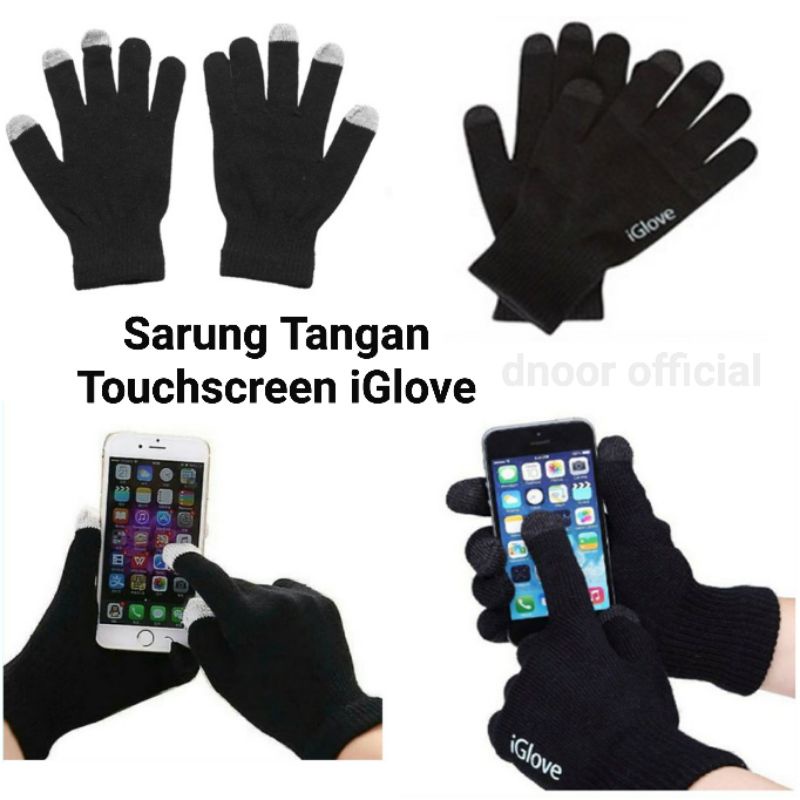 Sarung Tangan touchscreen i-Glove touch screen gloves motor gojek hp Tablet touchscreen smartphone