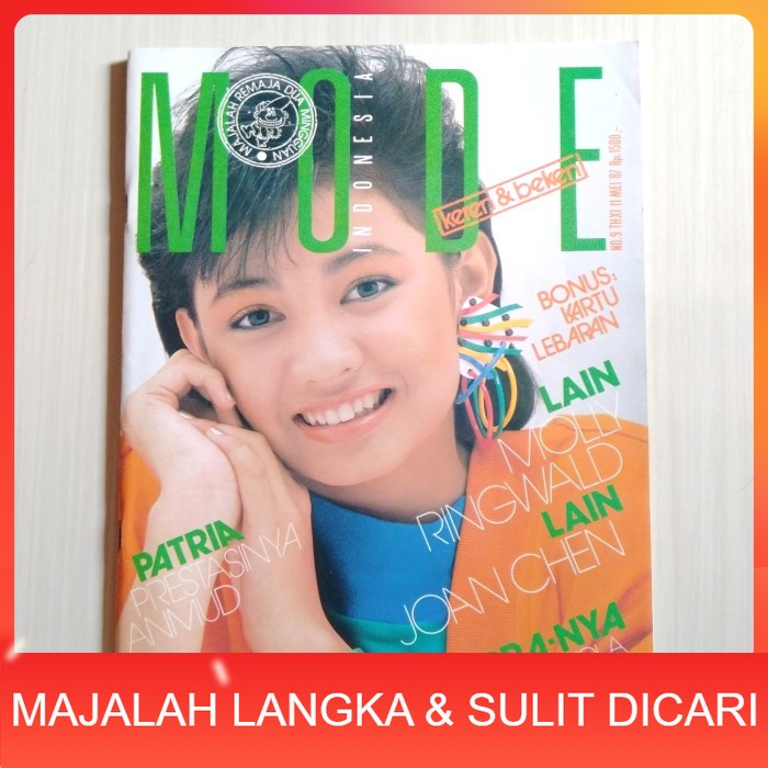 Majalah MODE No.9 Mei 1987 CORNELIA AGATHA Langka