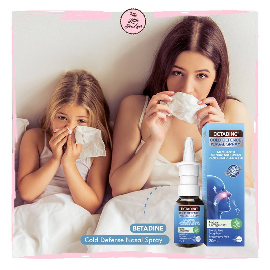 [READY] Betadine Cold Defence Nasal Spray Kids / Throat Spray