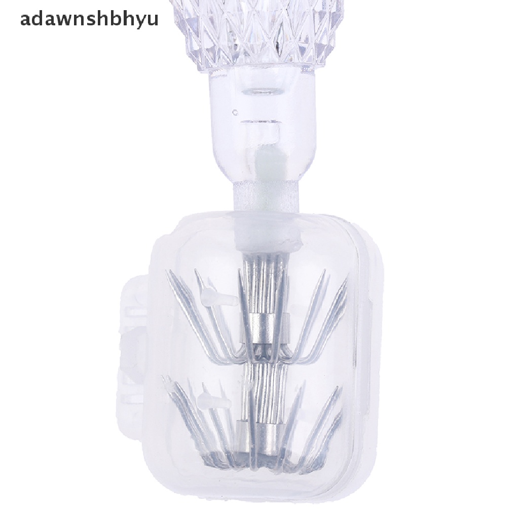 Adawnshbhyu 12cm LED Lampu Memancing Bawah Air Lampu Cumi Umpan Lampu Pencari Ikan Gurita