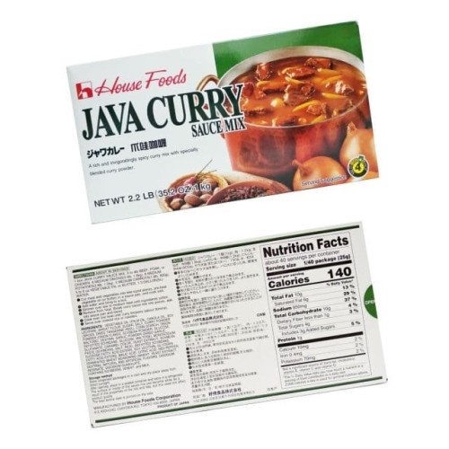 

JAVA CURRY SAUCE MIX 1KG / HOUSE FOODS BUMBU KARI JEPANG