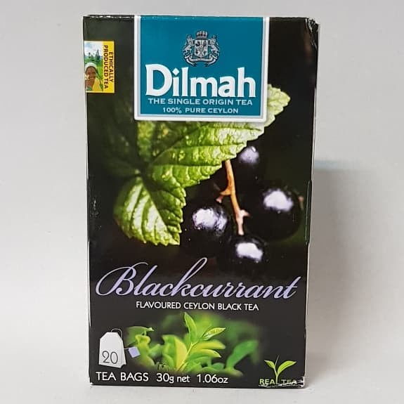

DILMAH Blackcurrant Flavoured Ceylon Black Tea 20 bags 30 gr