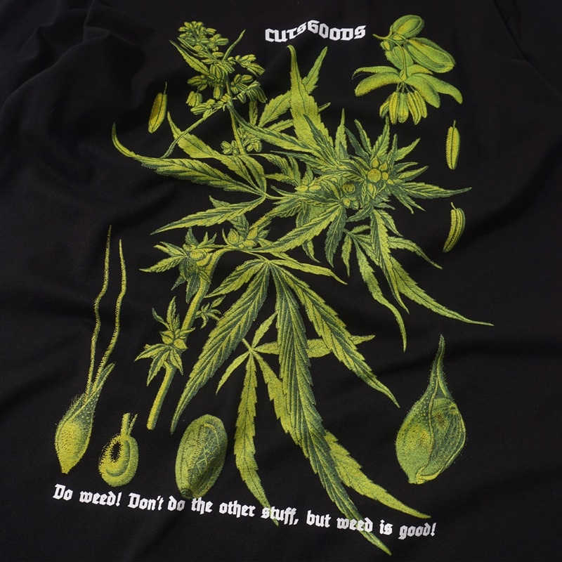 CUTS | T-SHIRT OVERSIZE | WEED