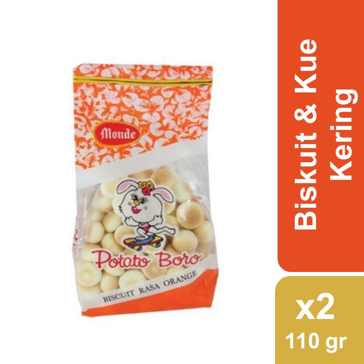 

Monde Potato Boro Biskuit Rasa Jeruk 2 x 110 gr