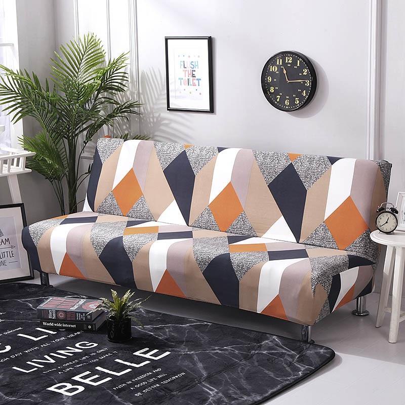 [dan tongkat busa]160-190CM Elastic Vintage Cover SOFA BED Cover Sarung SOFA BED stretch elastis