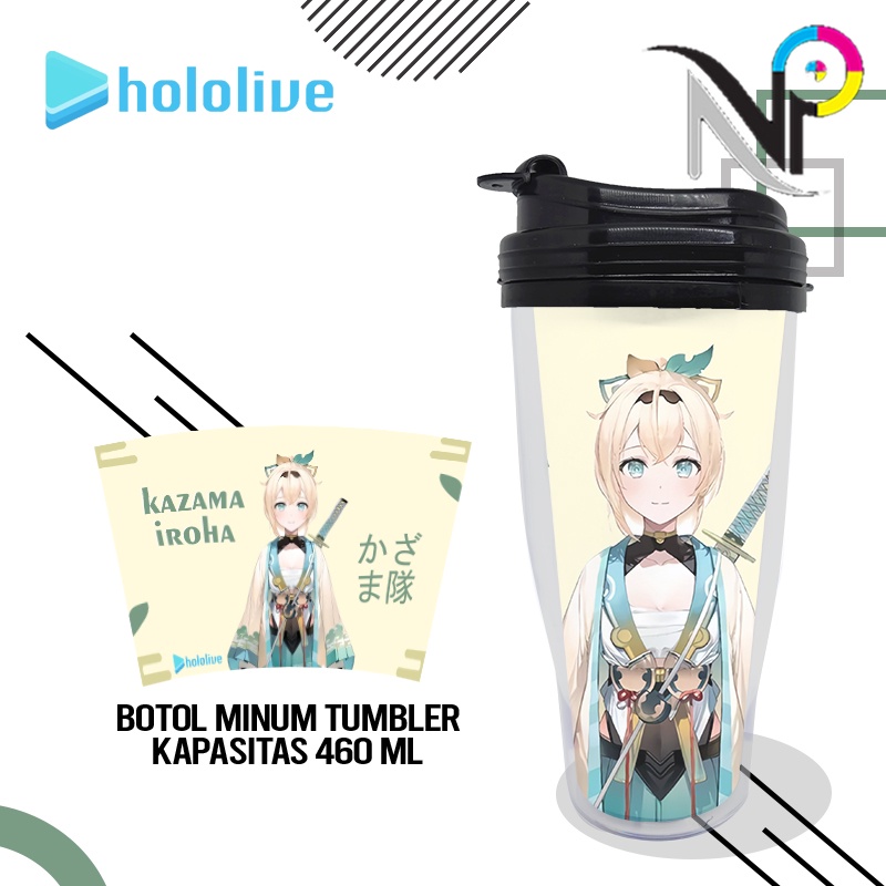 TUMBLER - BOTOL MINUM ANIME HOLOLIVE KAZAMA IROHA