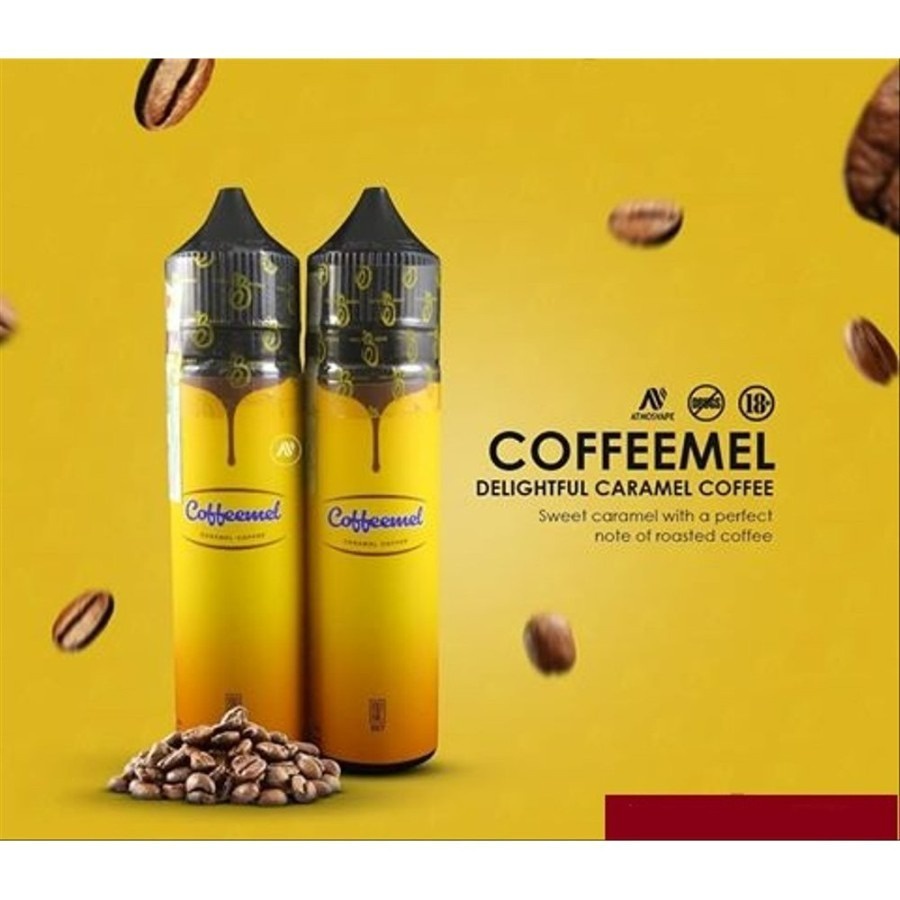 LIQUID COFFEEMEL 60ML 100% AUTHENTIC FREEBASE LIQUID COFFEE CARAMEL