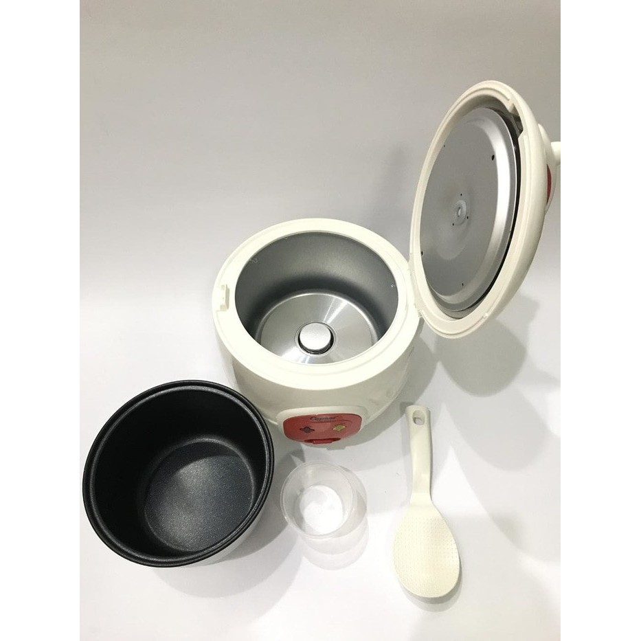 COSMOS  Magic Com 0,6 Liter / Rice Cooker Non Stick CRJ 1001 N - Garansi Resmi 1 Tahun