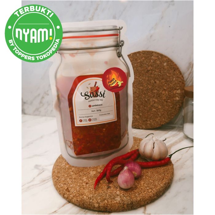 

Promo Spesial Sambal Sassi - Balado (BACA DESC SBLM BELI) OVERNIGHT/GRAB ONLY - SUPER PUEDES Murah