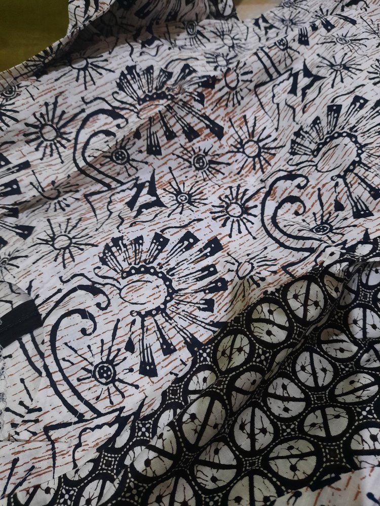 Batik Couple Coin Mentari – Blouse Batik Wanita – Hem / Kemeja Batik Pria - S-m-l-xl-xxl-3l-4l-5l