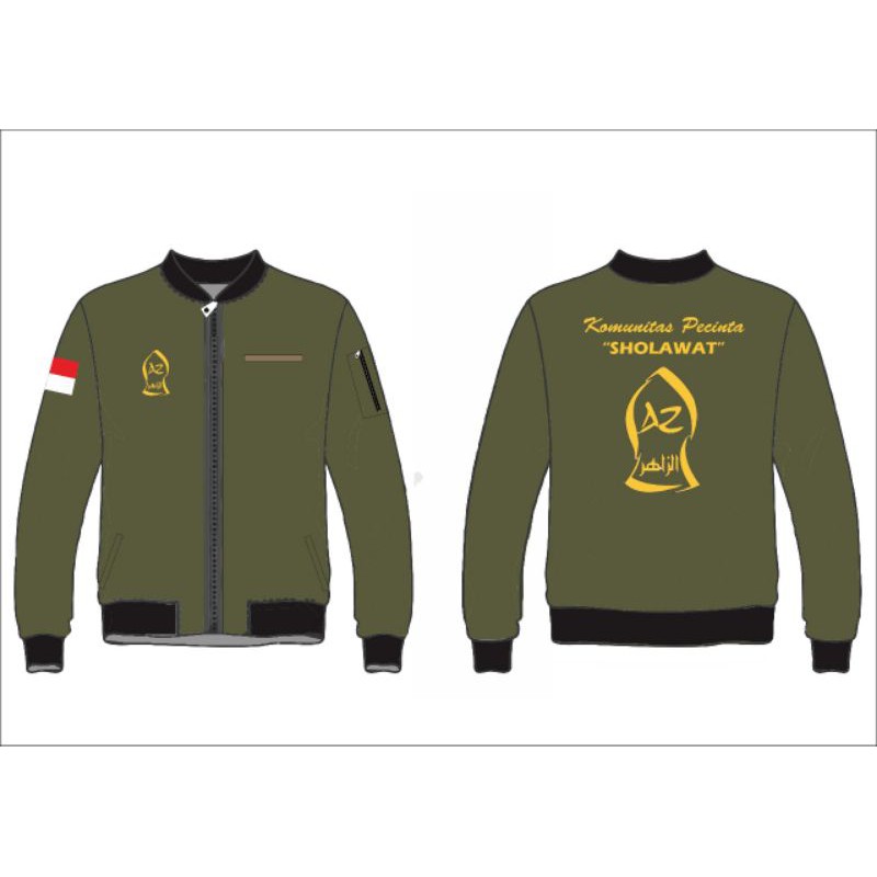 (BISA COD) KONVEKSI SERAGAM JAKET MAJELIS MIN 24PCS (order banyak harga grosir)