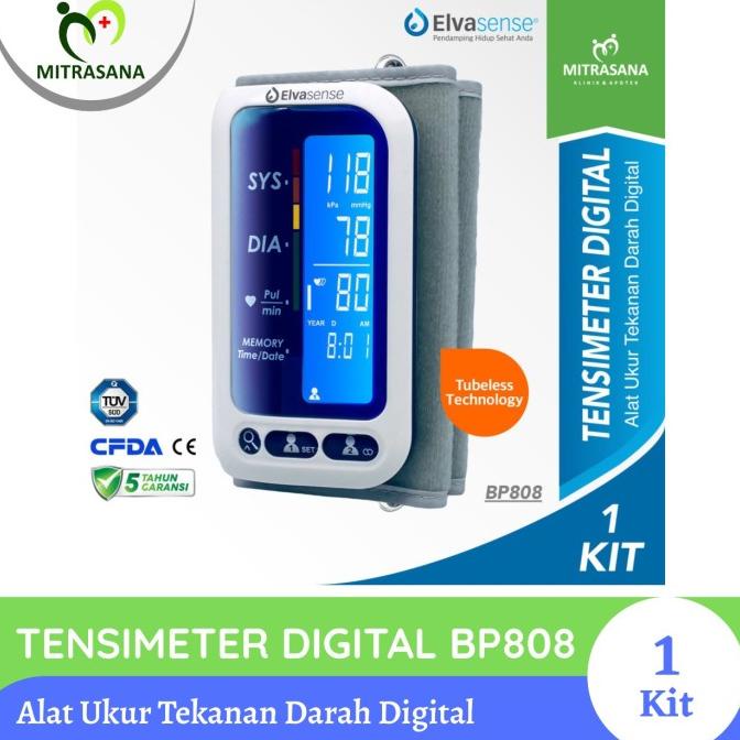 Tensi Meter - Elvasense Tensimeter Digital Bp808