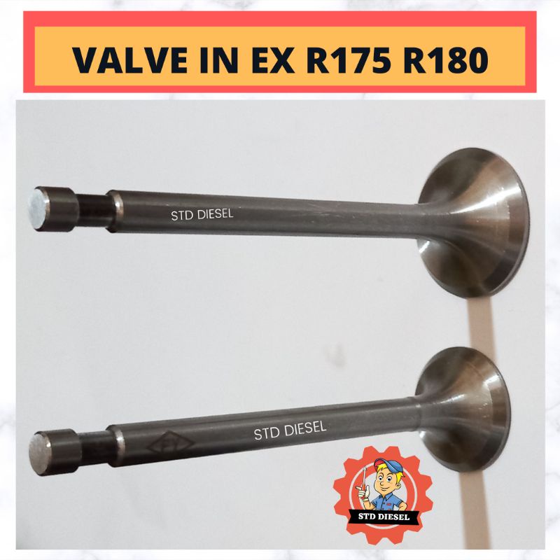 KLEP MESIN DIESEL 7 8 HP R175 R180 MODEL AS KECIL