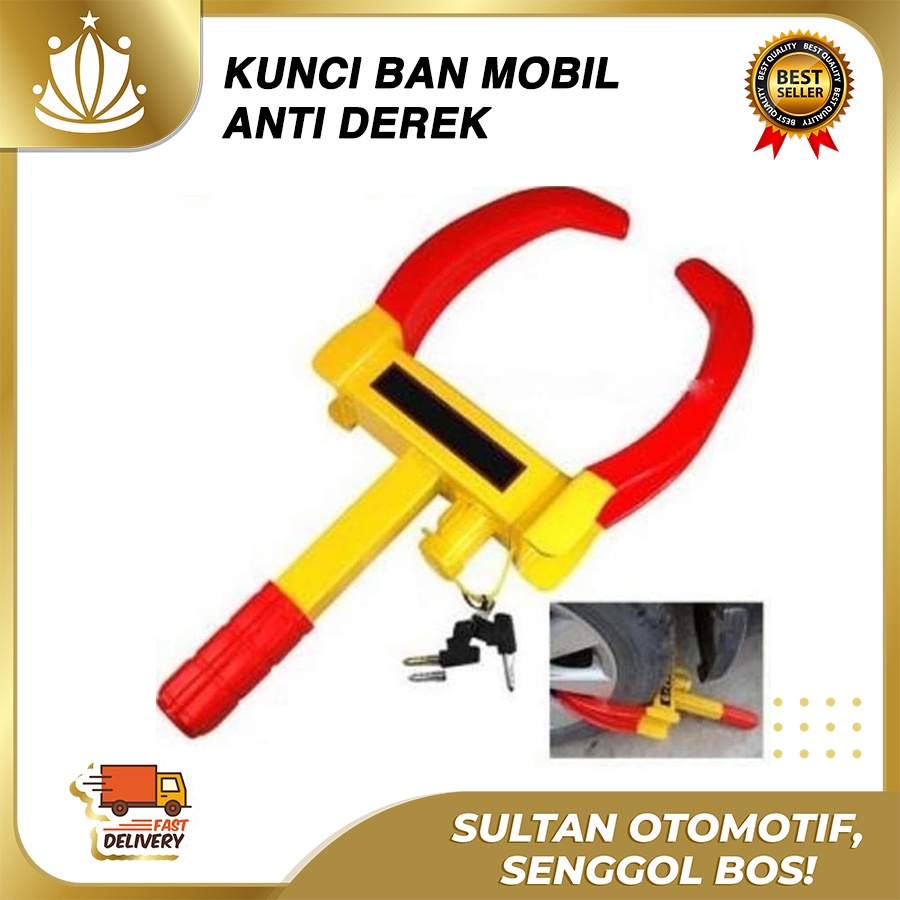 KUNCI BAN MOBIL ANTI DEREK DISHUB / PENGAMAN BAN PARKIR LIAR