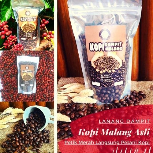 

Kopi Lanang Robusta Dampit Malang Bubuk Murni Biji Asli 500 gr