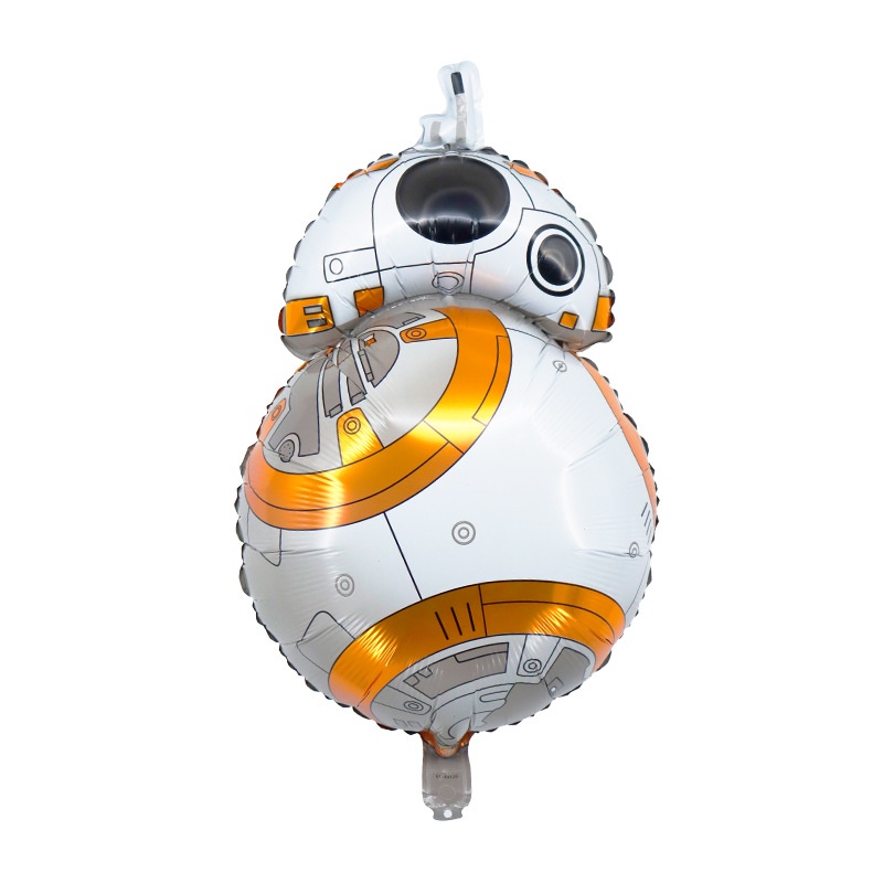 11pcs/lot Disney Star Wars Gambar Robot Film Aluminium Yoda BB8 Balon Mainan Alat Peraga Dekorasi Pesta Ulang Tahun Untuk Hadiah Anak