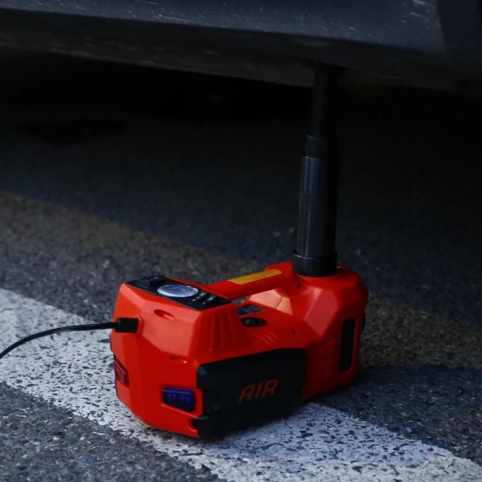 Dongkrak Elektrik / Electric Car Jack 5 Ton / Dongkrak Mobil Komplit Set 4 in 1-4