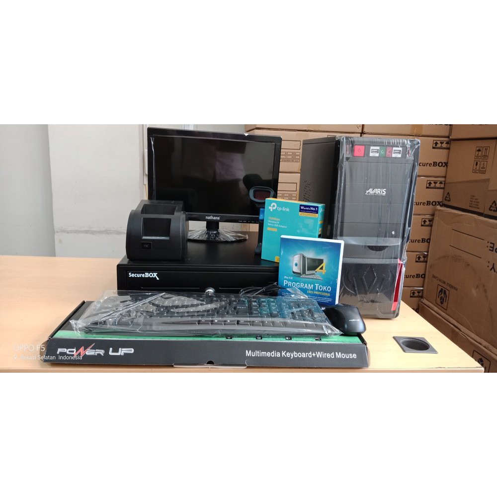 Promo Paket Komputer Kasir Lengkap Untuk Usaha Retail Distro Mini Market Terlaris