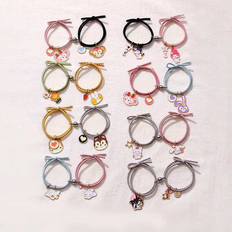 Gelang Magnet Couple Kartun kurumi Tom and jerry 2 pcs/ sepasang model jepang terbaru imut lucu cocok untuk pertemanan