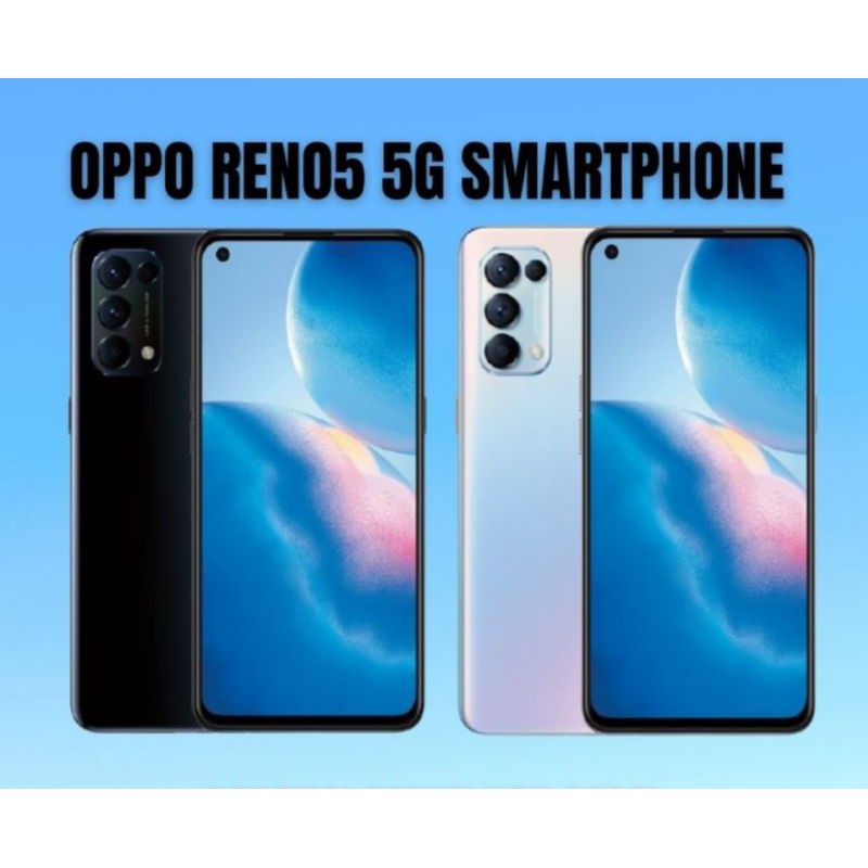 oppo reno 5 5G / 5 / 5f ram 8/128 gb nfc snapdragon 720 garansi resmi-Reno 5 5G