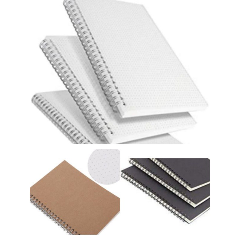 

NOTEBOOK DOTTED / TITIK2 , KOTAK KOTAK