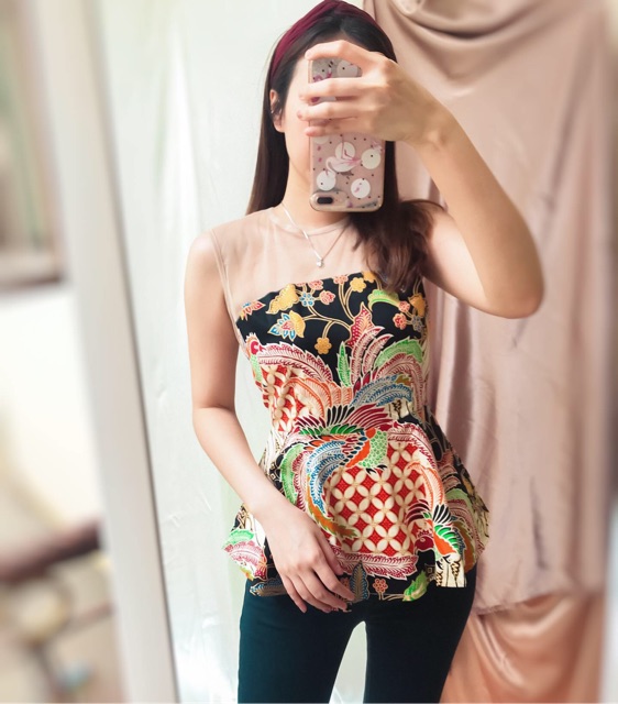 Promo Laura Batik Tile Top ✨ 8bW1pRrT1m0L9Y